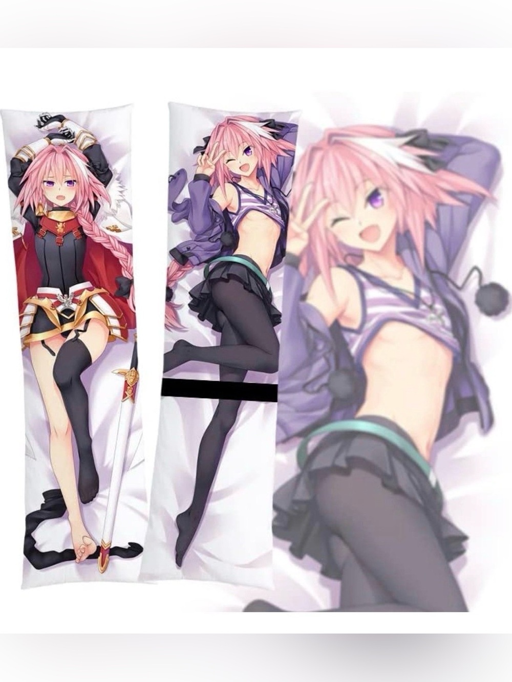 Dakimakura Fate/Apocrypha Astolfo Anime Girl Body Pillow Cover